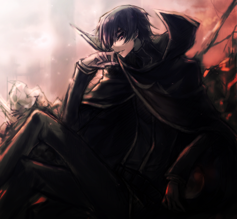 lelouch vi britannia and zero (code geass) drawn by c_(rahit)