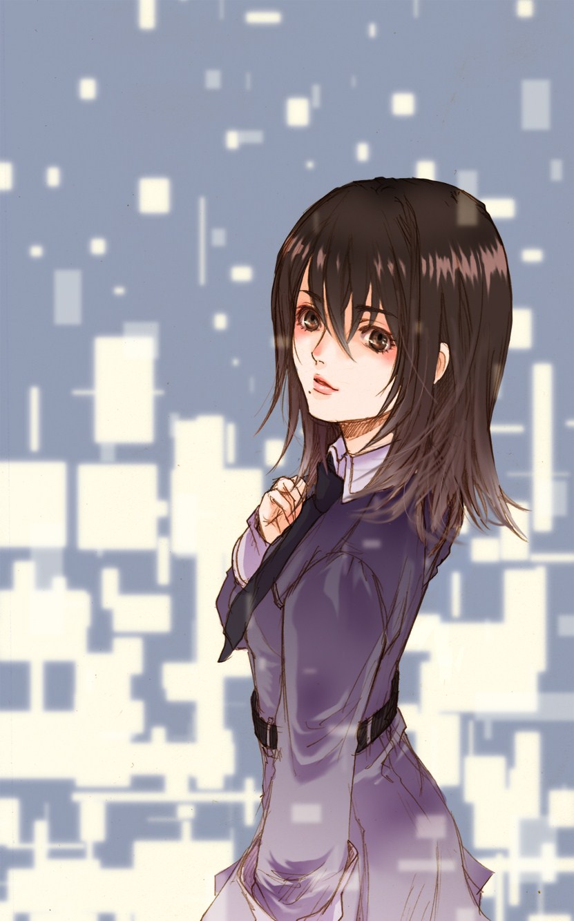 sonomura maki (persona and 1 more) drawn by fujimoto_kishino