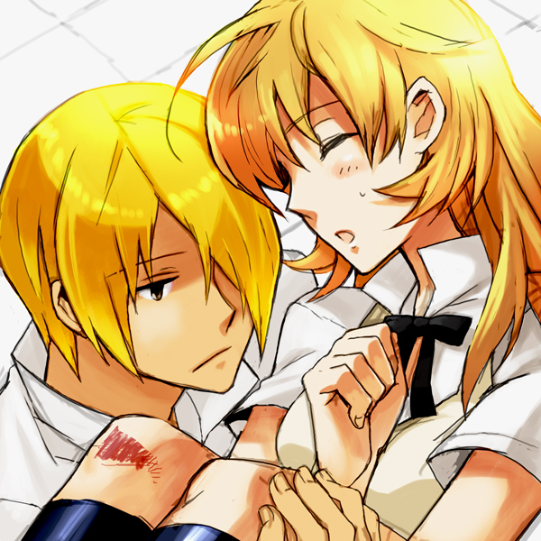 todoroki yachiyo and satou jun (working!!) drawn by yamori21
