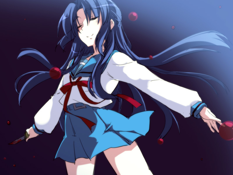 asakura ryoko (suzumiya haruhi no yuuutsu) drawn by nagami_yuu