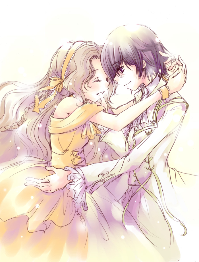 lelouch vi britannia and nunnally vi britannia (code geass) drawn by muu