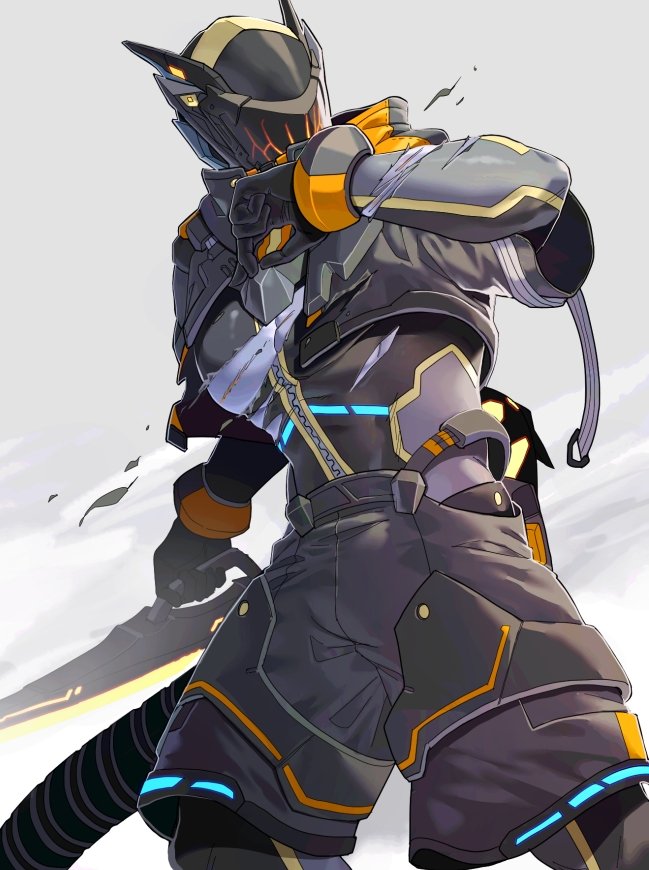 protagonist (phantasy star and 1 more) drawn by hakidashi_11