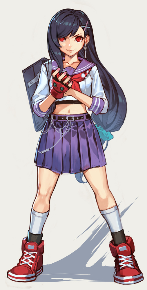 tifa lockhart (final fantasy and 2 more) drawn by hungry_clicker