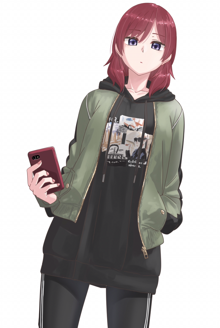 nishikino maki (love live! and 1 more) drawn by s_sho_mkrn