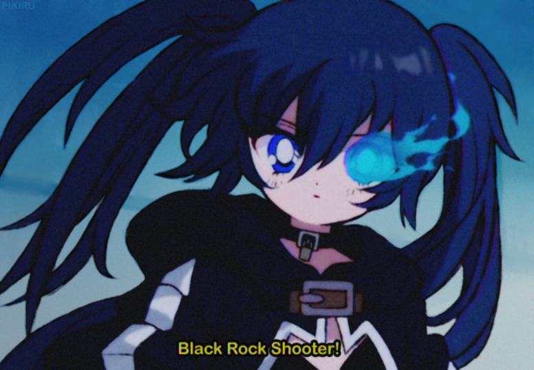 black rock shooter (black rock shooter) drawn by pikiru