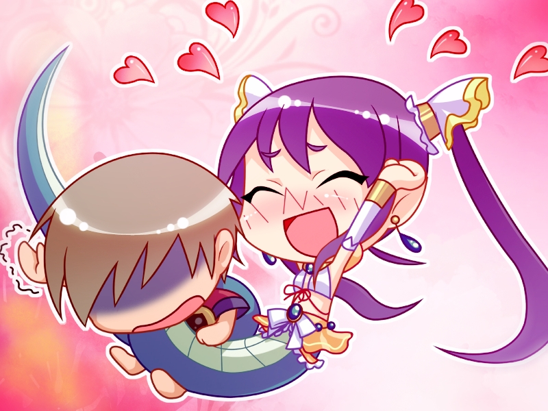 lamia hygieia (mamonomusume to no seikatsu ~ramia no baai~ and 1 more) drawn by kano_hito