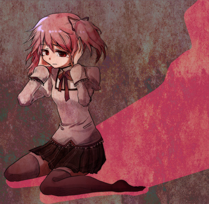 kaname madoka (mahou shoujo madoka magica) drawn by ishiwari