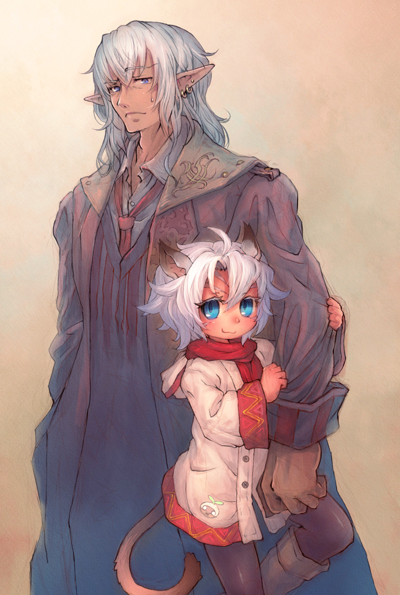 adventurer (final fantasy and 1 more) drawn by sankuma