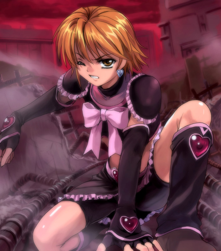 misumi nagisa and cure black (precure and 1 more) drawn by mutsuki_(moonknives)