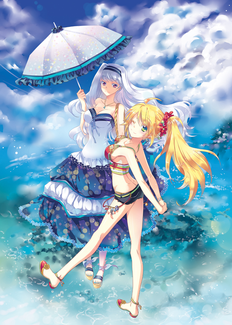 hoshii miki and shijou takane (idolmaster) drawn by cu-rim