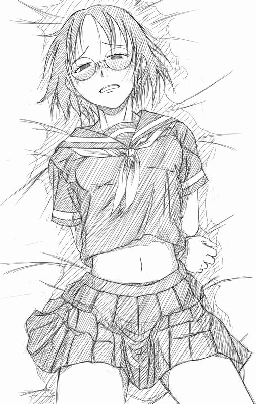 freckles-san (houkago play and 1 more) drawn by jun_(666)