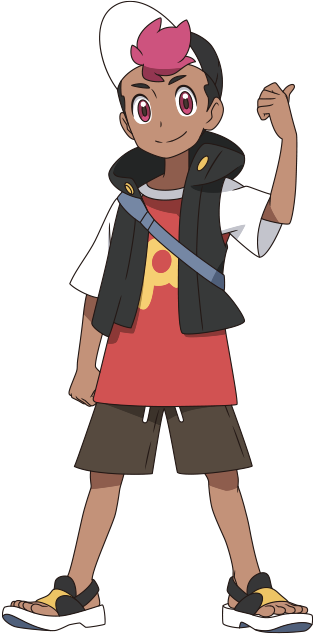 roy (pokemon and 1 more) drawn by sugimori_ken