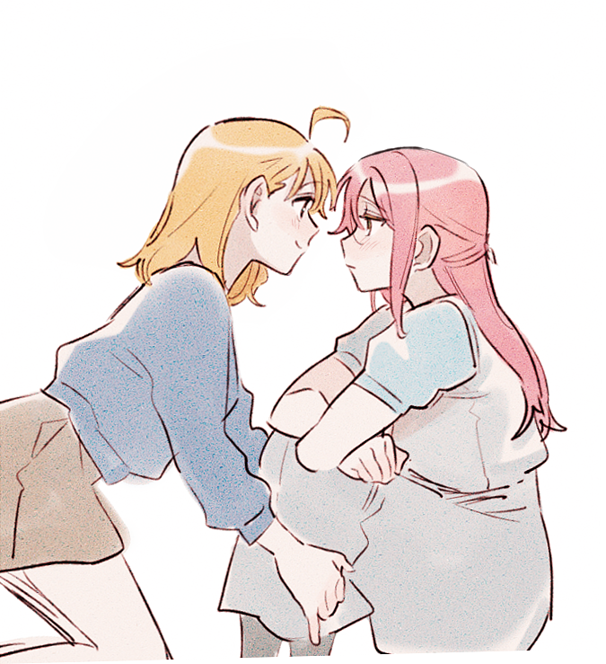 sakurauchi riko and takami chika (love live! and 1 more) drawn by pito_(sh02327)