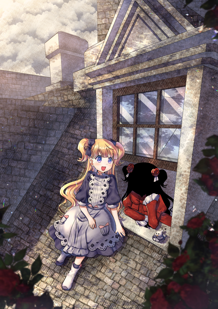 emilico, kate, and pan-chan (shadows house) drawn by suou_sakura