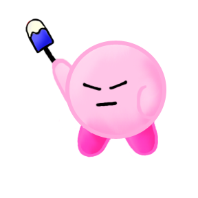 kirby (kirby) drawn by rinial_(artist)