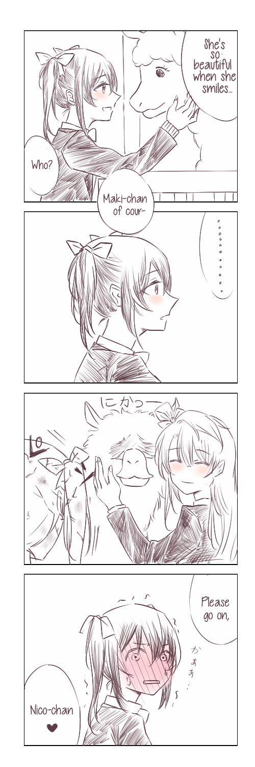 yazawa nico and minami kotori (love live! and 1 more) drawn by noel_(pixiv5459099)