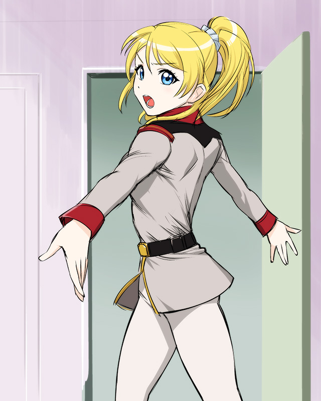 ayase eli and bright noa (love live! and 4 more) drawn by ueyama_michirou