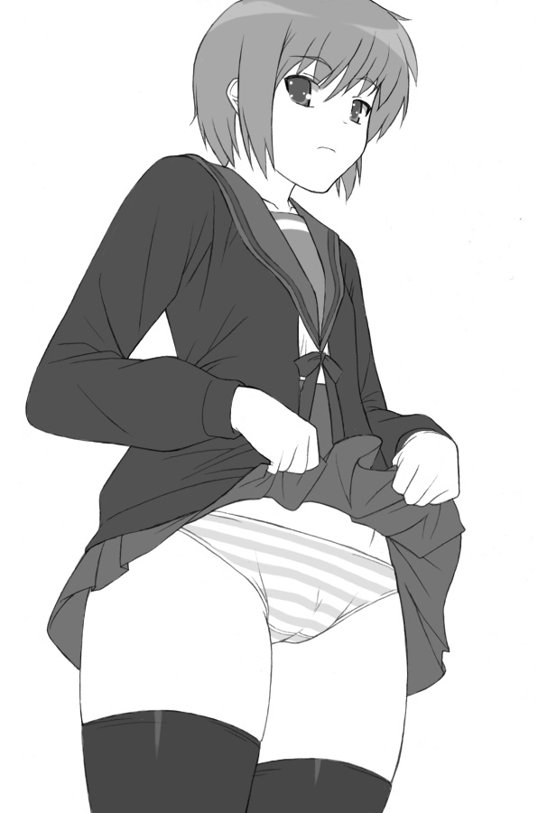 nagato yuki (suzumiya haruhi no yuuutsu) drawn by shichimenchou