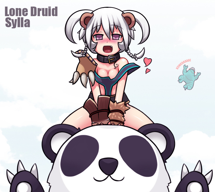 tidehunter and lone druid (dota and 1 more) drawn by rabbitbrush