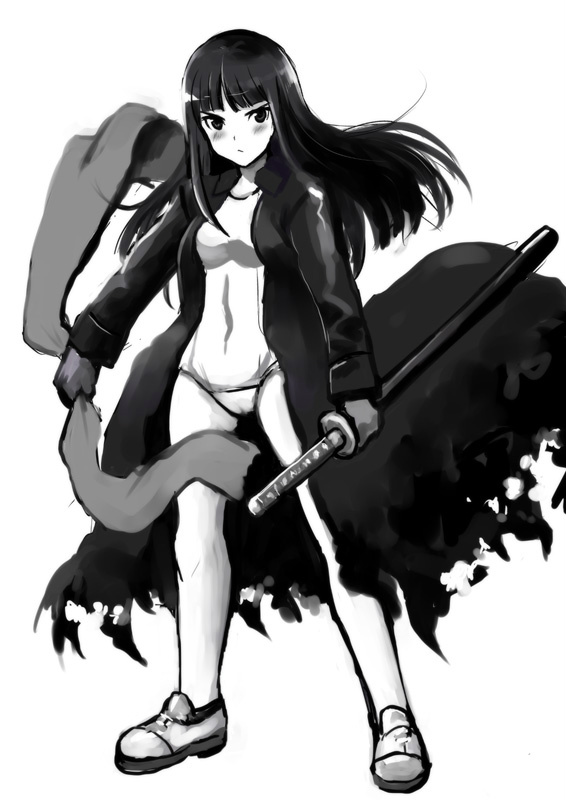 sakamoto mio (world witches series and 1 more) drawn by kyogoku_shin