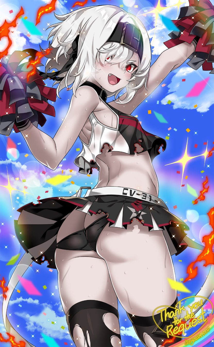 bon homme richard (azur lane) drawn by macaroni_hourensou