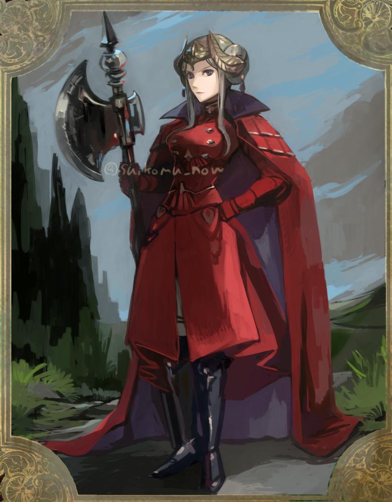 edelgard von hresvelg (fire emblem and 1 more) drawn by suikomu_now