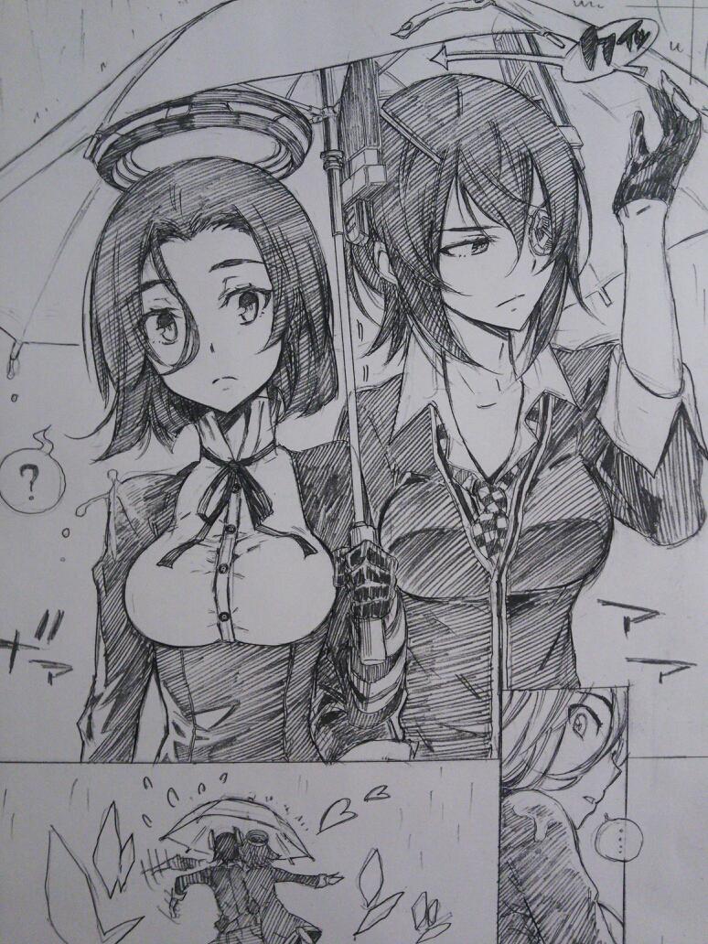 tenryuu and tatsuta (kantai collection) drawn by kojima_takeshi