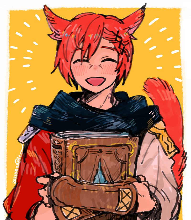 g'raha tia (final fantasy and 1 more) drawn by itowo_(itowc)