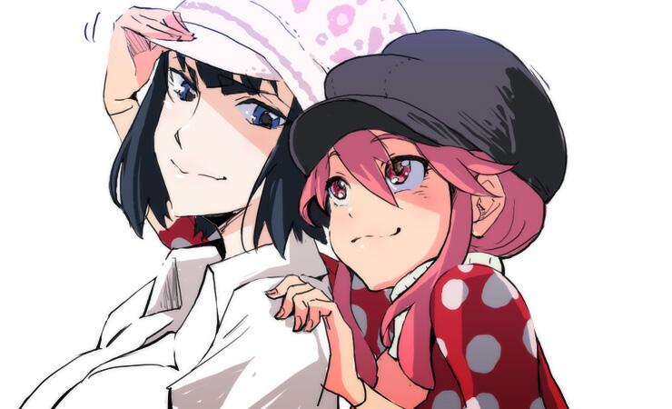 kiryuuin satsuki and jakuzure nonon (kill la kill) drawn by 71_(nanaichi_drafting)