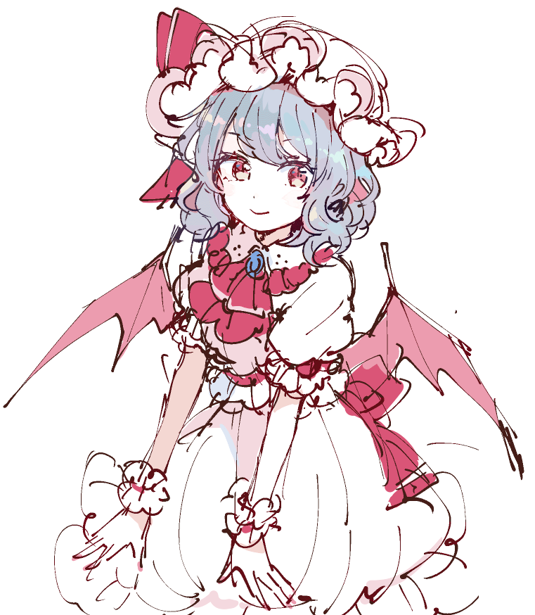 remilia scarlet (touhou) drawn by mozukuzu_(manukedori)