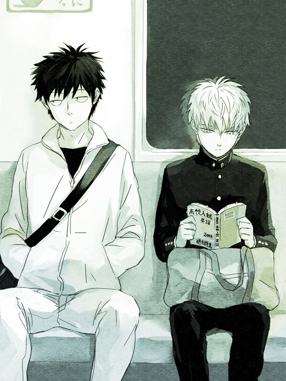 saitama and genos (one-punch man) drawn by kurosuke_(nora)