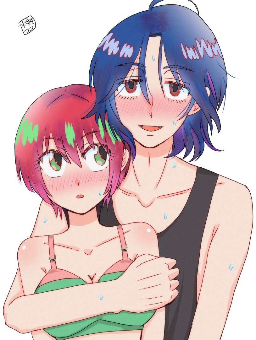 amate yuzuriha and shuji ito (gundam and 1 more) drawn by kinokoko_gq