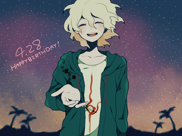 komaeda nagito (danganronpa and 1 more) drawn by maco22