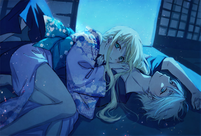 slaine troyard and asseylum vers allusia (aldnoah.zero) drawn by mg_(mica)