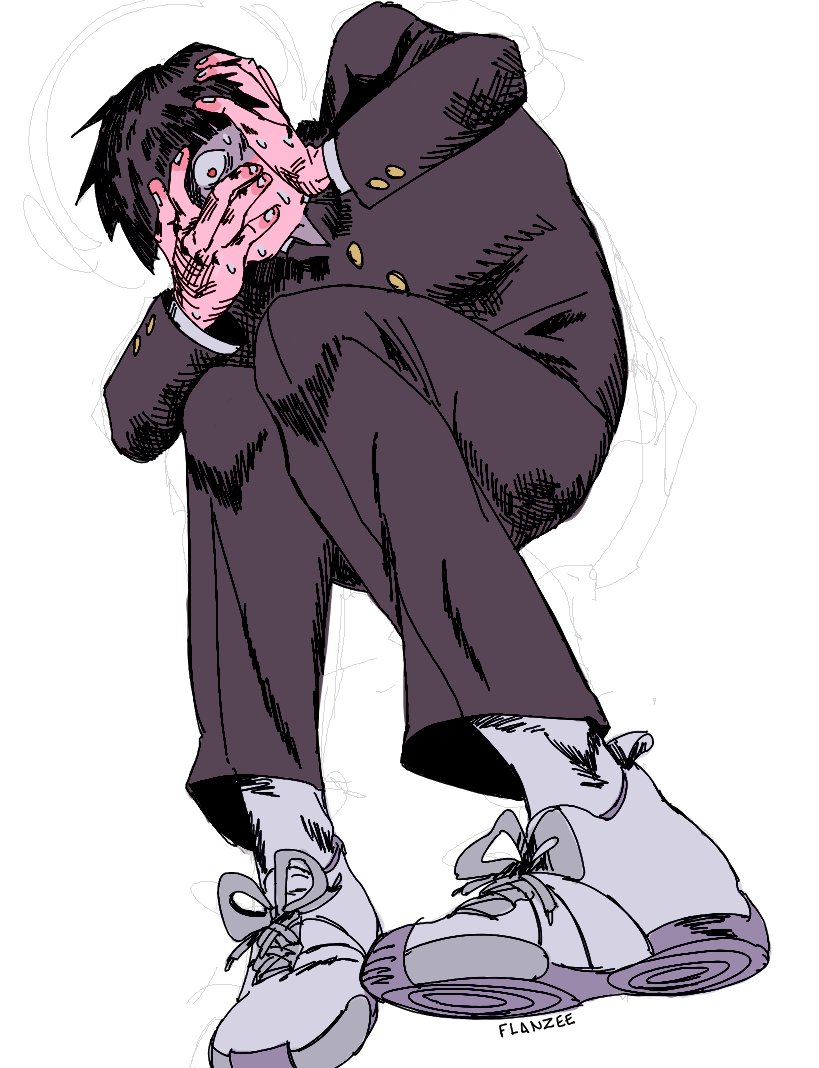 kageyama shigeo (mob psycho 100) drawn by vero_(flanzee)