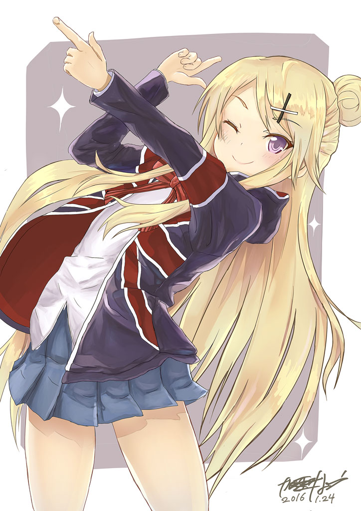kujou karen (kin-iro mosaic) drawn by kasoku_sato