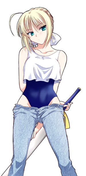 artoria pendragon and saber (fate and 1 more)