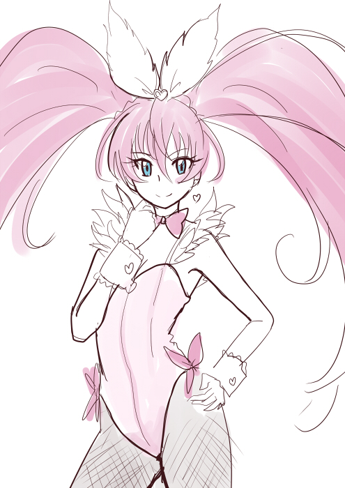 houjou hibiki and cure melody (precure and 1 more) drawn by bakusai