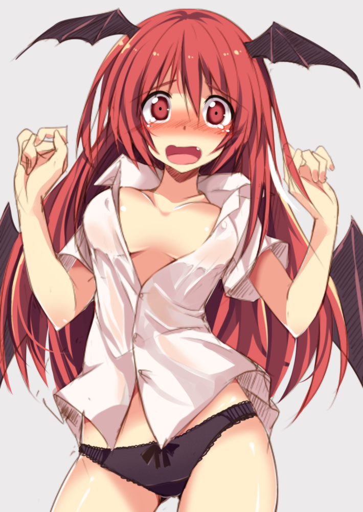 koakuma (touhou) drawn by maturiuta_sorato and nirap