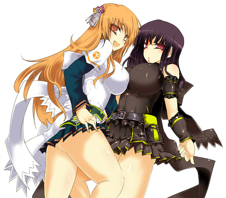hinazuki ririna and umegiri iroha (bemani and 2 more) drawn by aoguu