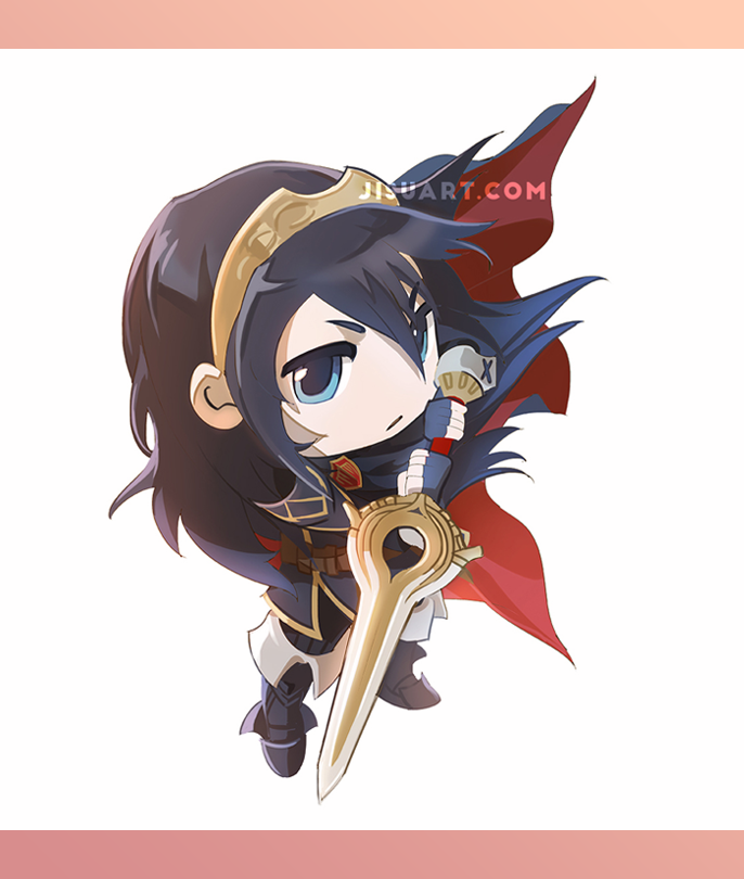 lucina (fire emblem and 2 more) drawn by jisuart