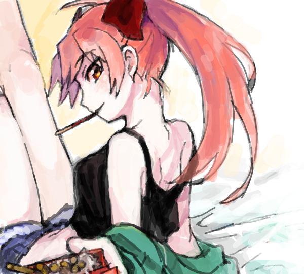 sakura kyoko (mahou shoujo madoka magica) drawn by yoplait