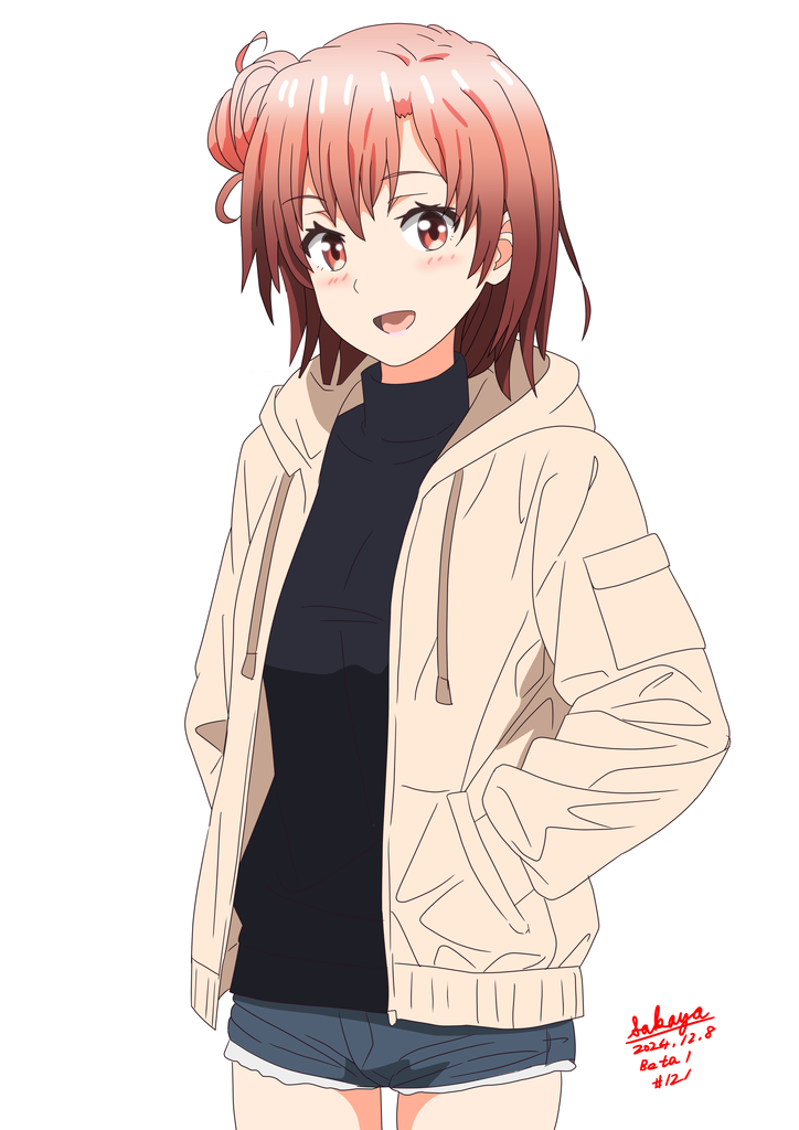 yuigahama yui (yahari ore no seishun lovecome wa machigatteiru.) drawn by sakayaya