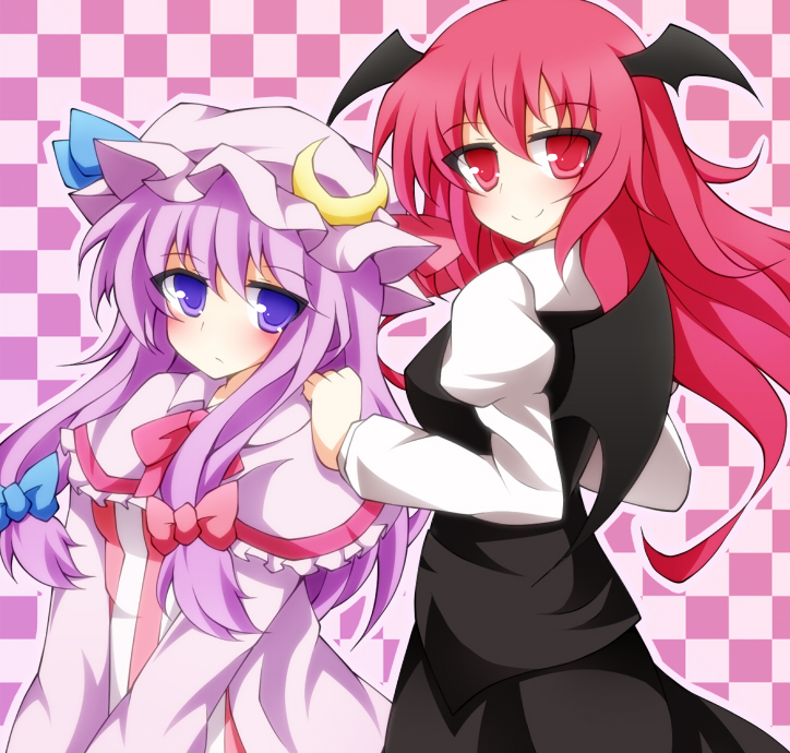 patchouli knowledge and koakuma (touhou) drawn by creta_(taku10)