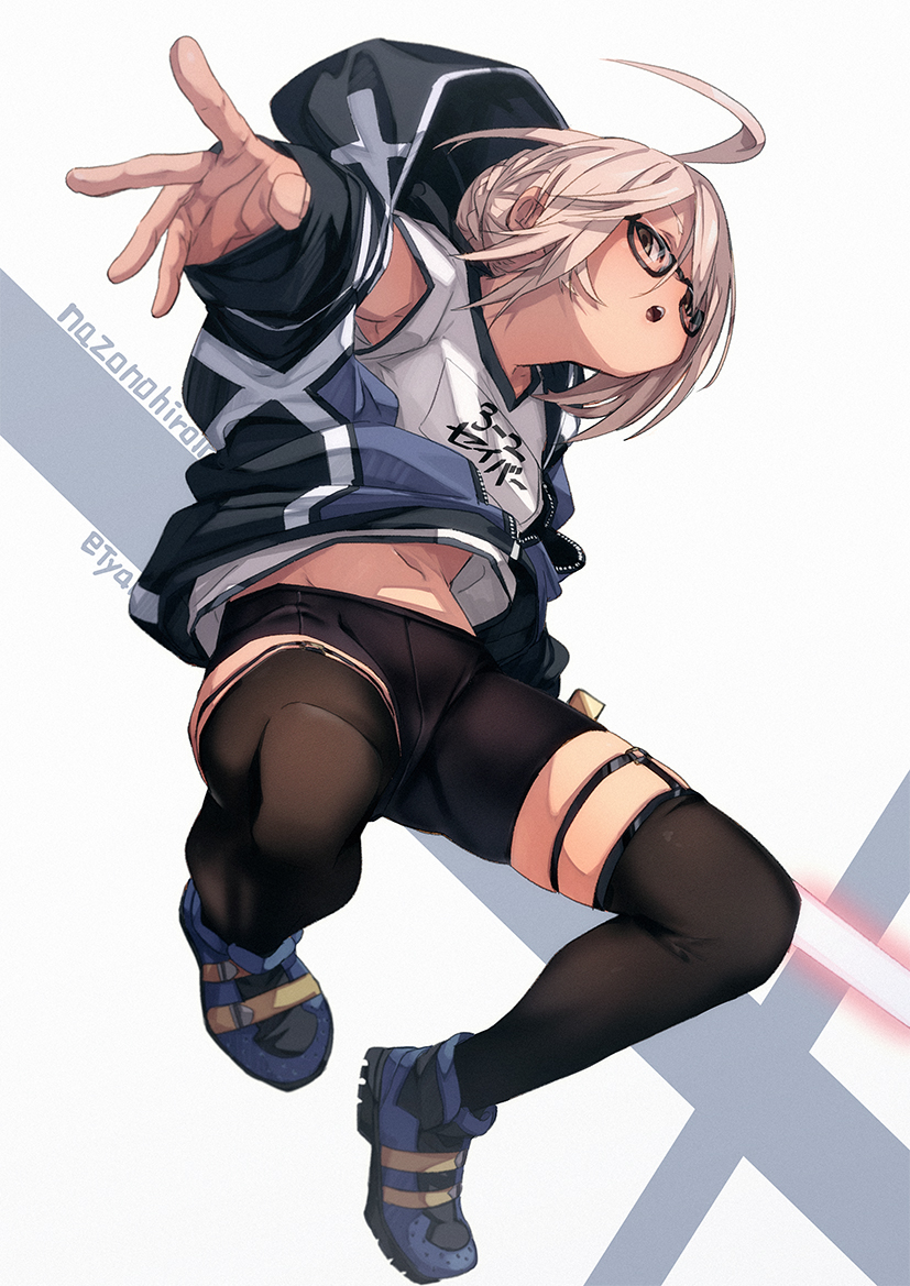 artoria pendragon and mysterious heroine x alter (fate and 1 more) drawn by fu-ta