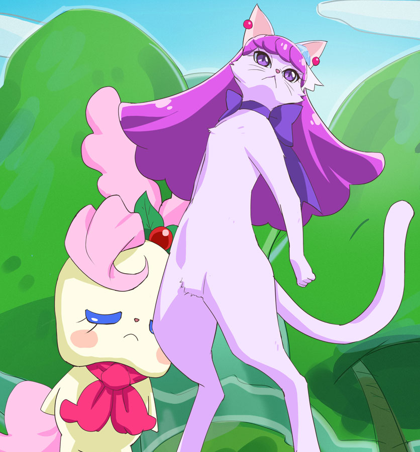 kotozume yukari and kirarin (precure and 1 more) drawn by haruyama_kazunori