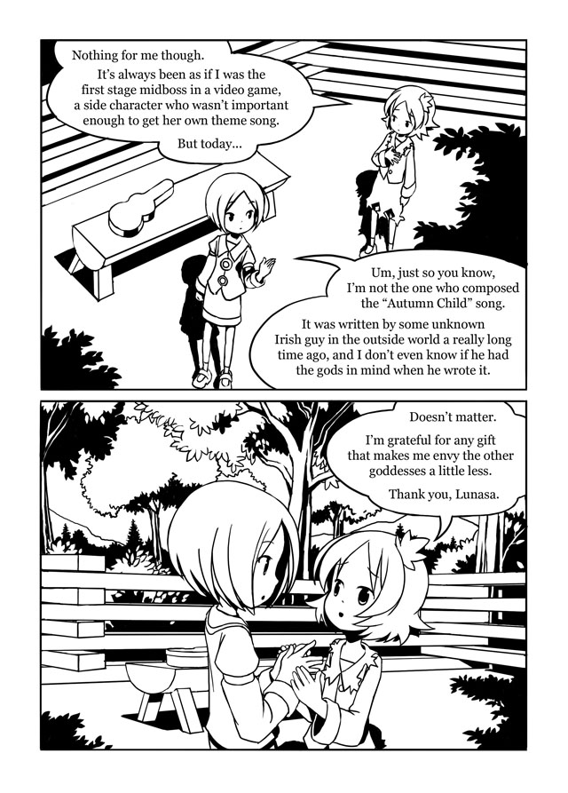 aki shizuha and lunasa prismriver (touhou) drawn by sixten