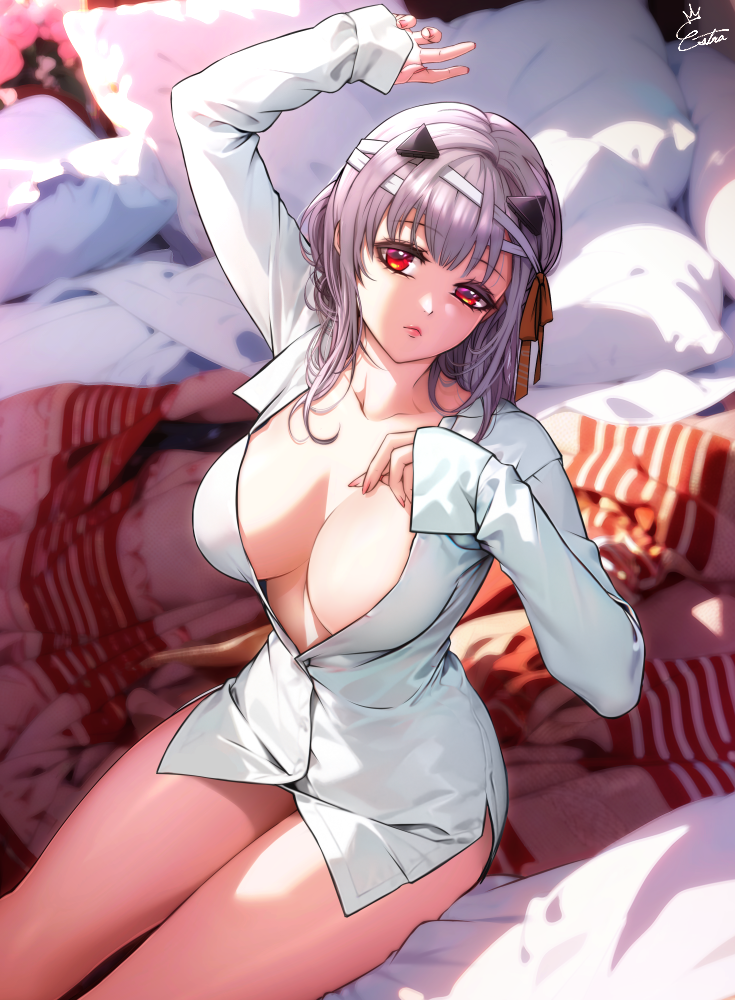 modernia (goddess of victory: nikke) drawn by esther_shen
