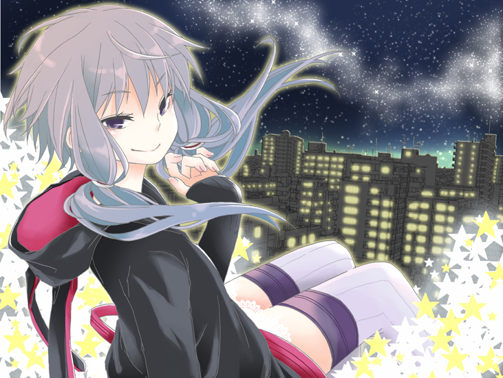 yuzuki yukari (vocaloid and 1 more) drawn by koda_satoshi