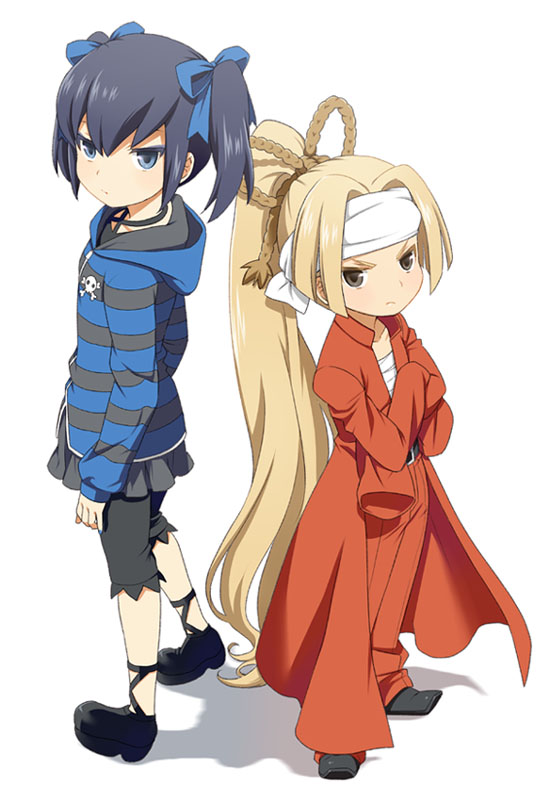 mikage mika and yazawa riko (danball senki) drawn by mattaku_mousuke